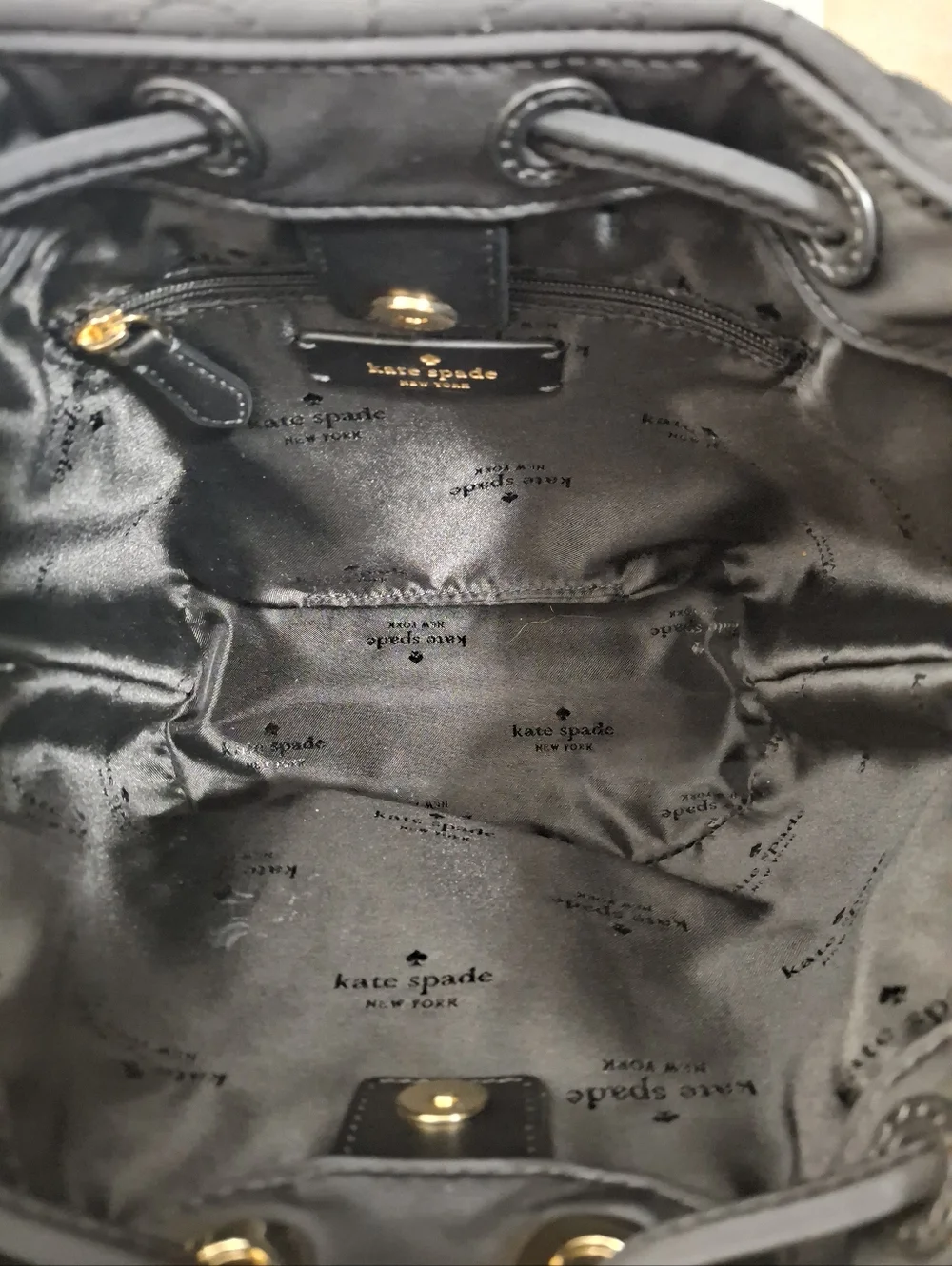 Kate Spade Flower Quilted Small Bucket bag NWOT